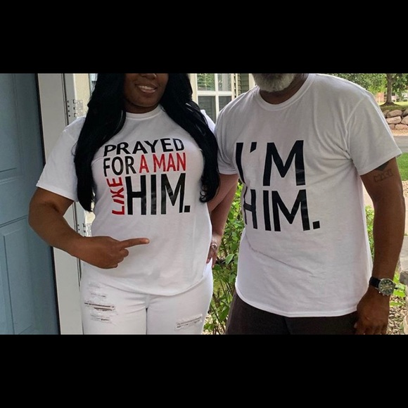 Tops - Prayed For Him (Hers & His) T-Shirt